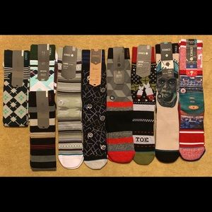 Stance Sock Bundle, New w/ Tags, Sz Large